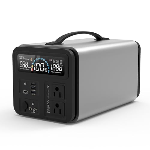 EnergyPro ポータブル電源992Wh 大容量 AC高出力1100W リン酸鉄リチウム電池 USB-C PD100W出力 急速充電 DC/USB出力、非常用電源 アウトドア キャンプ 車中泊 アウトドア 防災グッズ 地震 停電対策(太陽電池パネルを除