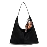 Aucuu Bolsos de Mujer, Gamuza Sintética Bolsa Tote Grande, Bolso Bandolera Mujer, Gran Capacidad Bandolera Casual, Bolsillo Shopper, Incluye lindos llaveros, para Compras, Viajes, Trabajo, Escuela