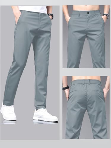 Image of TOPLOT Men's Slim Fit Trousers | Stylish Casual Design | Comfortable Fit Wear | Clean Look Structure | Versatile Styling | Easy Movement Fit | Perfect for Casual & Office Wear (5226)