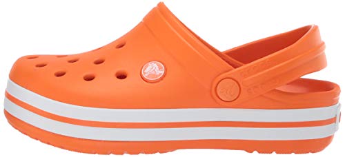 Sandália Crocs Crocband Kids Criança Unissex, Orange, 32