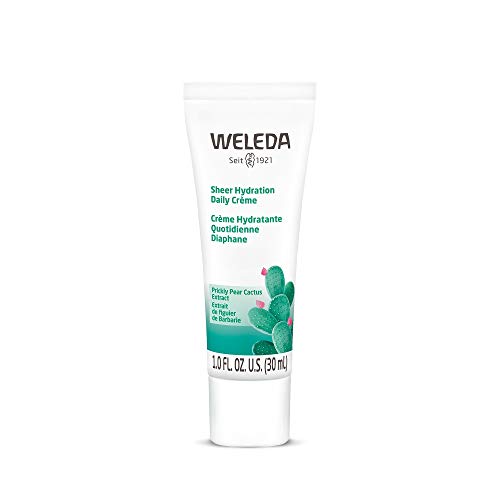 Weleda Sheer Hydration Daily Face CrÃ¨me, 1 Fluid Ounce, Plant Rich Moisturizer with Prickly Pear Cactus Extract and Aloe Vera