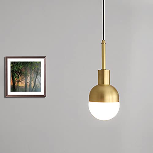 Droplight en or unique E27 réglable pour éclairer un îlot central