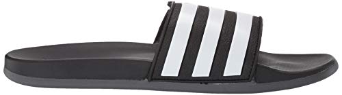 Adidas Mens Slide, Black/White/Grey, 14 Us #TOP5