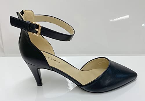 Women’s Pointed Toe Low Mid Heel Closed Ankle Strap Sandal Dress Wedding Shoes Medium Wide Widths3