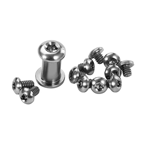 Qtcial BACK SPACER 13-Piece Titanium Screw For Benchmade 535 Bugout, Mini Bugout 533 And Bailout 537, Complete Hardware Set Includes Pivot cover