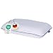 Produktbild casimum Reisekissen aus Memory Foam | entlastet Kopf, Halswirbelsäule & Nacken | Schlafkissen für Reisen im Auto, Flugzeug, Zug, Hotel & Camping gegen Nackenschmerzen 40x25x10 cm
