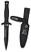K25-31825 - Cuchillo K25 Mango de Goma. Sierra. Funda Nylon. Herramienta para Caza, Pesca, Camping, Outdoor, Supervivencia y Bushcraft