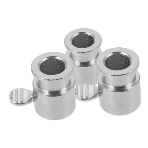 VICASKY Bulloni di Bloccaggio per Asta Spiedo Girarrosto in Ferro Cromato, Set da 3 Pezzi, Accessori per Barbecue e Grigliate all’Aperto, Fissatori per Aste di Grigliatura Installazione