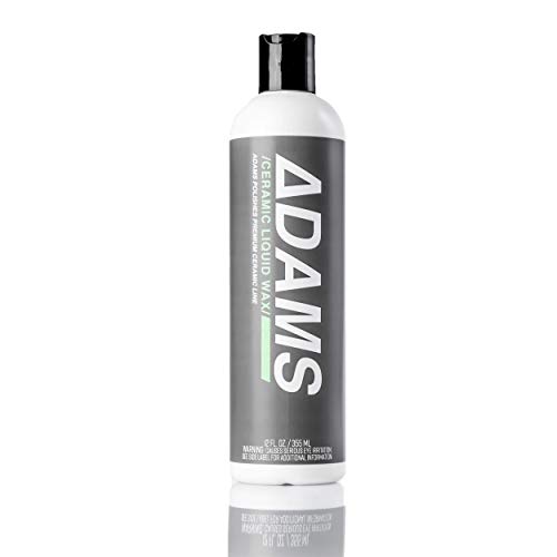 Adam’s Ceramic SIO2 Infused Liquid Wax – Clean & Boost The Ceramic Nano Paint Protection of Boat, RV, Truck & Motorcycle - Hydrophobic Top Coat Sealant to Extend The Life of Ceramic Coatings (12 oz)