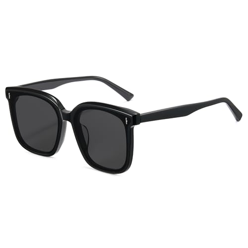 Image of Cyxus Polarized Rectangular Sunglasses Acetate Frame UV400 Protection Stylish Shades Women Men P1224