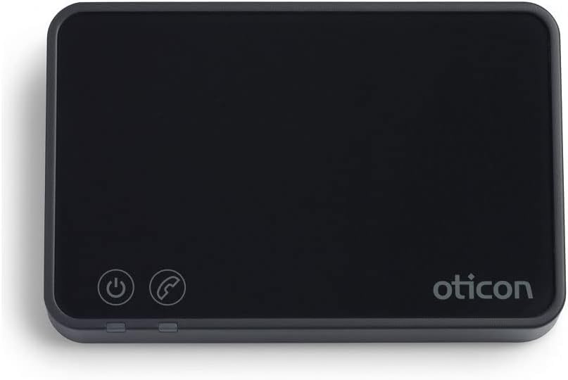 Lillu Oticon TV Adapter 3.0 - Compatible with Oticon Intent Real Siya Xceed Own Zircon More OPN Engage and Play PX Hearing Aids