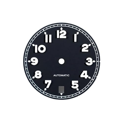 Cadran montre NH35 28.5 mm mat monocouche BGW9 C3 lume pour modification horlogère