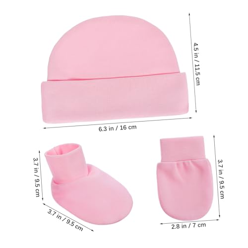 2Sets Hats and Mittens for Newborns Soft and Comfortable Accessories for Months and Options Essential Newborn Essentials Multi2