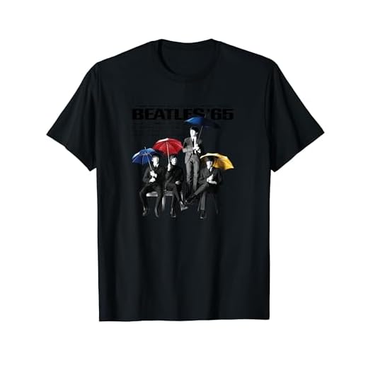 ビートルズ - ビートルズ 65 傘 Tシャツ