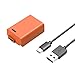 SMALLRIG Battery Akku für EN-EL25 1250mAh USB-C Battery Ersatzakku für Nikon Z30 / Z50 / Z50 II/Z fc, 1,75 Std. voll aufgeladener wiederaufladbarer Kamera-akku für Nikon Z50, Z fc, Orange – 4967