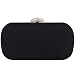 Produktbild Bonjanvye Bling Purse Hard Case Crystal Rhinestone Clutch Bag Black