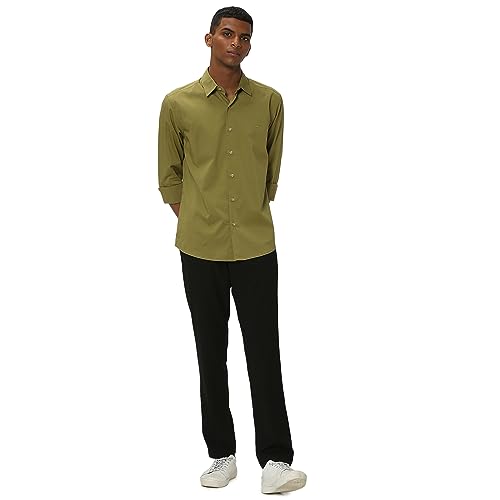 Image of MUFTI Mens Cotton Polyester Slim Fit Shirt