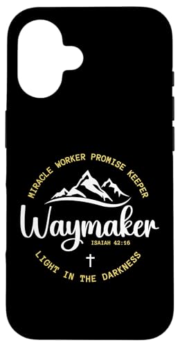 Promise Keeper Miracle Worker Waymaker Christian Mom Dad �X�}�z�P�[�X iPhone 16 �p
