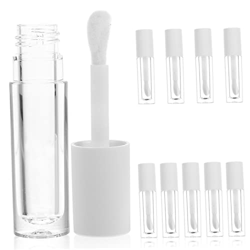 Ipetboom 3 Juegos Botella De Brillo De Labios Transparente Bomba Mini Envases De Brillo De Labios Salsa Equipo Tubos De Aceite De Labios Bálsamo Abdominales De Plastico 10 Uds * 3