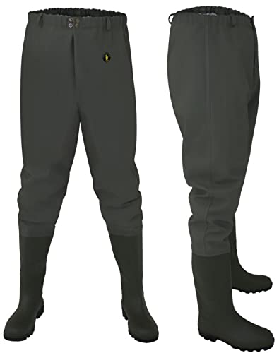 PROS SBP03 Pantalon de pêche imperméable - Pantalon de pêche - Couleur olive