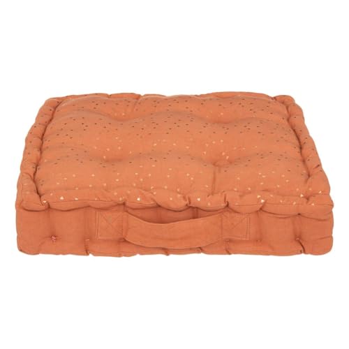 Atmosphera - Coussin de Sol Enfant Berlingot - Coton - Rose Terracotta - 40x40 cm