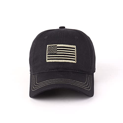 Image of LANGZHEN Unisex Baseball Cap 100% Cotton Fits Men Women Washed Denim Adjustable Dad Hat