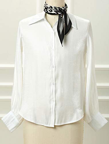 Allegra K Leopard Print Rhombus Neck Scarf Scarves Wraps Neckerchief for Women2