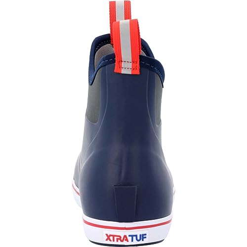 Image of XTRATUF 6 inch Men's Ankle Deck Boot - Lightweight, 100% Waterproof Rubber Footwear - Non-Marking, Slip-Resistant Outsole - Moisture-Wicking Liner