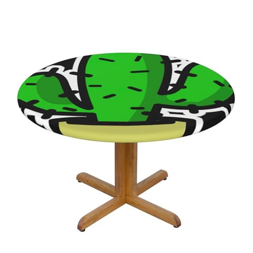 Nappe ronde imperméable anti-tache pour protéger table de repas - 2