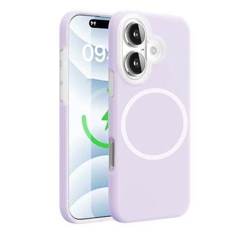 Image of Kratos Soft Silicone Case Cover Compatible with iPhone 16 Plus - Everyday Comfort Protection, Wireless Magnetic Charging Case with Raised Edge Camera & Screen Protection, Shock-Resistant Design