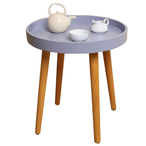 HTLLT Storage Table Househ Triangular Table Wooden Paint Small Coffee