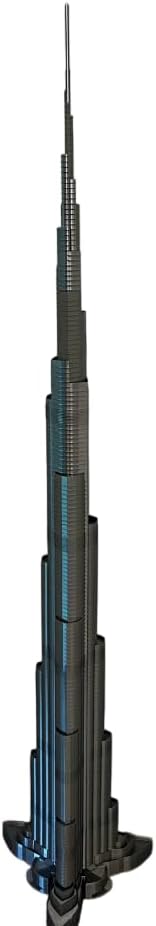 Extra Large Burj Khalifa Model- 3D Printed (79, Silver)