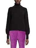 Dropdwon-Schultern edc by ESPRIT Gerippter Turtleneck-Pullover