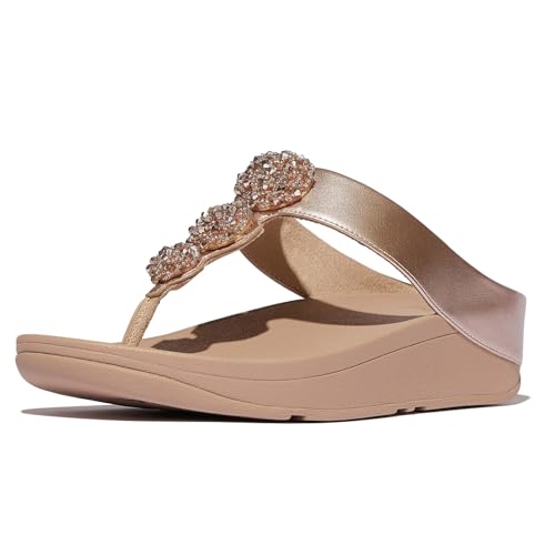 Image of FitFlop Women's, Fino Beaded Button Sandal