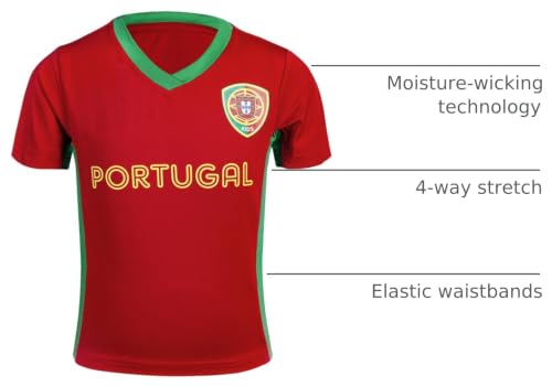 Image of Youth Soccer Jersey Boys Girls- Breathable Lightweight Football Training Shirt for Kids (Infant-Youth Sizes)