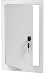Premier 5000 Series Commercial Grade Steel Access Door, 12 x 24 Flush Universal Mount, White (Keyed Cylinder Latch)