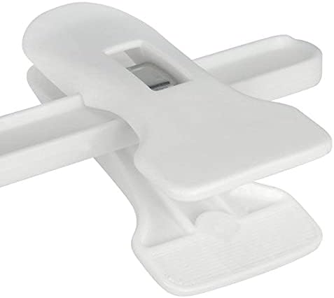Hangerworld 10 White 28cm Plastic Childrens Coat Trouser Skirt Clothes Garment Clips Baby Toddler.