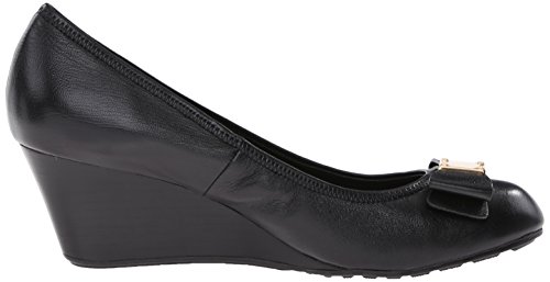 Cole Haan Women's Tali Grand Bow Wdg65 Wedge, Black, 9 B Us #TOP5