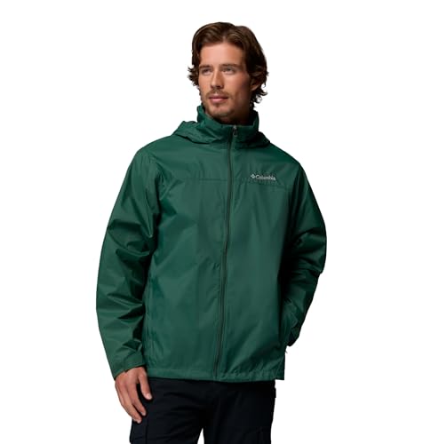 Columbia Jaqueta de chuva masculina Glennaker Lake II, Floresta tropical, GG