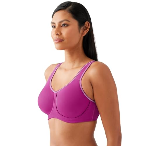 Wacoal womens Simone Sport Unlined Full Coverage Underwire Sports Bra, 8551703