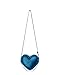 JW PEI Women's Arlene Velvet Heart Shaped Bag - Blue