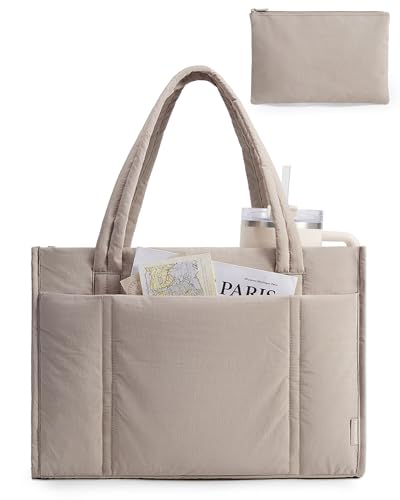BAGSMART 2-Piece Puffy Tote Set