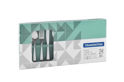 Faqueiro Tramontina Havai em Inox com Facas para Churrasco 24 Pecas