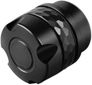 Metal Volume Dial Rotary Knob Replacement Compatible with for Corvette C8 Stingray Coupe Z51 Convertible/HTC 2020-2025,for Z06 E-Ray 2023-2025(Style B Black)