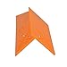 Galapara 3D 90 Degree Square Carpenter's Rule, Woodworking Square Size Measure Ruler Mitre Angle Measuring Tool with Gauge & Ruler Layout Miter 45° 90° Metric Rule for Carpenters, Craftsmen (Orange)