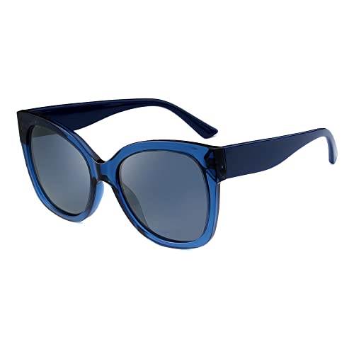 Sunglasses For Women Polarized Oversized Butterfly Eco-Friendly Plastic Frame UV Protection - Main Image