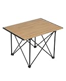 iClimb Mesa plegable ultraligera compacta de camping con bolsa de transporte (naturaleza reforzada - L)