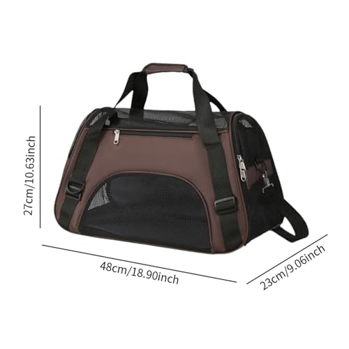 MYCENSE Ventilação de face macia portador de gato fácil de transportar portador de animais de estima