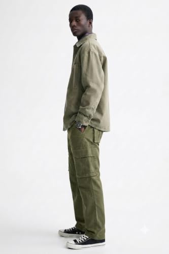 Image of Lymio Cargo for Men | Cotton Cargo Pant | Drawstring Waist Pant (Available Also Plus Size) (46-49)