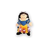 Marioneta fiesta crafts de tela para mano y dedos blancanieves 17x33 cm